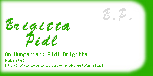 brigitta pidl business card